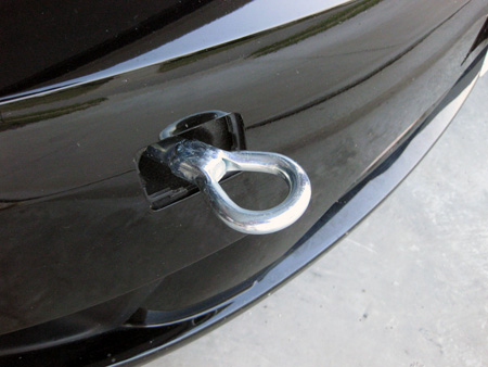 bumper patch open tow hook eye door