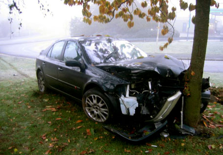 Car Crashed Into Tree