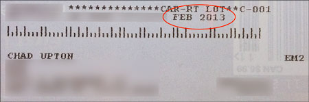 magazine subscription expiry date